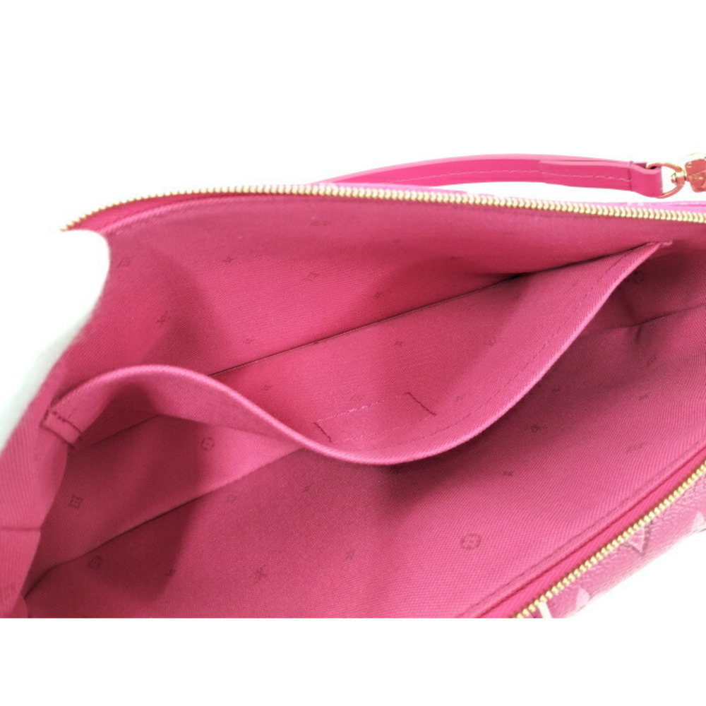 Louis Vuitton Maxi Pochette Accessoires Monogram Fuchsia Shoulder Bag - Picture 9 of 10